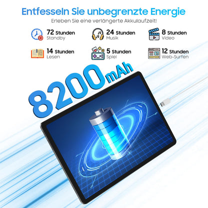 Blackview Tab90 WiFi Android 15 Tablet – 11 Zoll 128GB