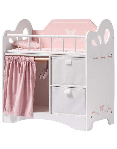 ROBOTIME Holz Puppenbett für 22-Zoll Puppen - Rosa