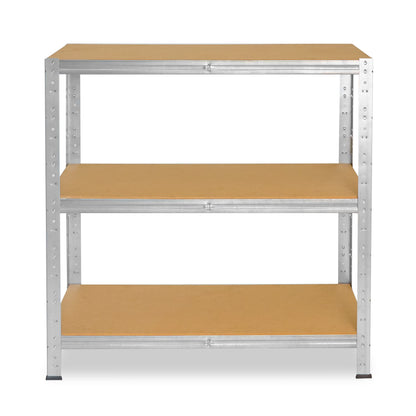 shelfplaza® Schwerlastregal Steckregal verzinkt 90x100x40cm 3 Böden