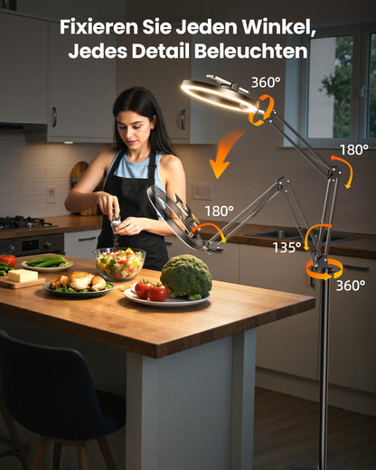 Evershop Ringlicht mit Stativ 10 Zoll, LED Ringleuchte für Handy