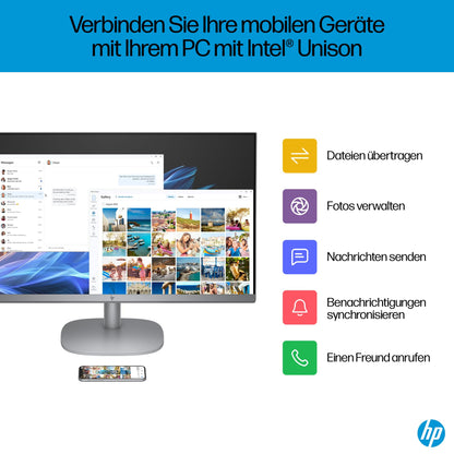 HP OmniStudio X 27-cs0273ng All-in-One KI PC - Silber