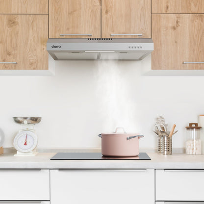 CIARRA CBCS6903D Dunstabzugshaube Unterbau – 60cm A+ Edelstahl Silber