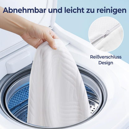 SakuraHome Matratzentopper 140x200 cm Gel-Memory-Schaum, 8 cm hoch