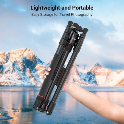 SMALLRIG 3935 Kamerastativ, Aluminium-Dreibein & Einbeinstativ, 15 kg