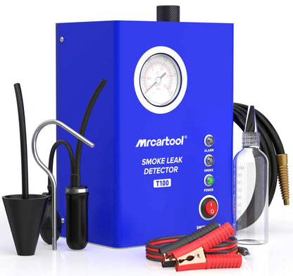 MRCARTOOL Rauchmaschine KFZ Lecksuchgerät mit Druckanzeige