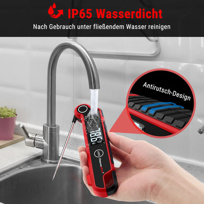 ThermoPro TP620 Fleischthermometer, klappbar, IP65 wasserdicht