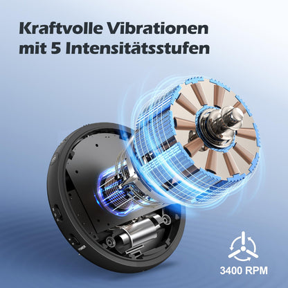 REACHER GX-DE Vibrationswecker, digitaler Wecker mit Bettrüttler