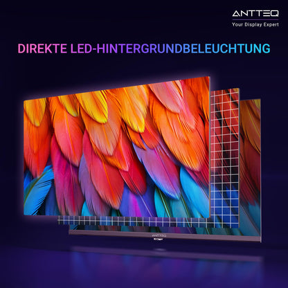 Antteq V43 Smart TV 43 Zoll FHD Vidaa OS Triple Tuner