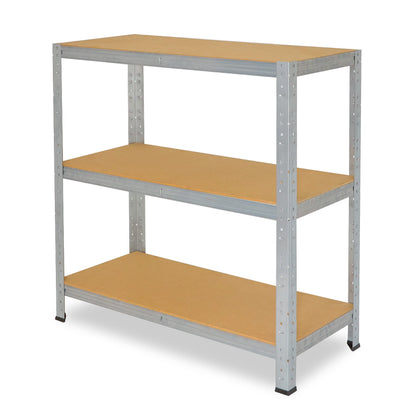 shelfplaza® Schwerlastregal Steckregal verzinkt 90x100x40cm 3 Böden