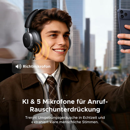 UGREEN Studio Pro Bluetooth Kopfhörer Over-Ear mit ANC, 120 h Akku