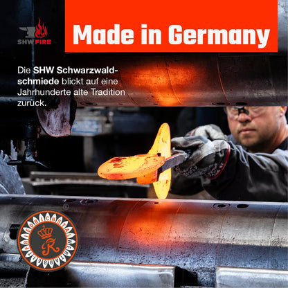 SHW-FIRE Unkrautstecher Profi mit 82 cm Eschenholzstiel und Tritt