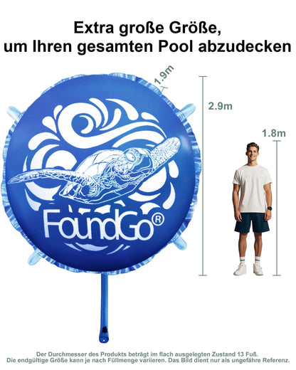 FoundGo Poolkissen Winter Überwinterungskissen XXL Ø4m – 0.4mm