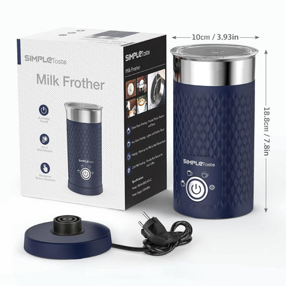 SIMPLETASTE Milchaufschäumer 4-in-1 elektrisch mit Milchwärmer