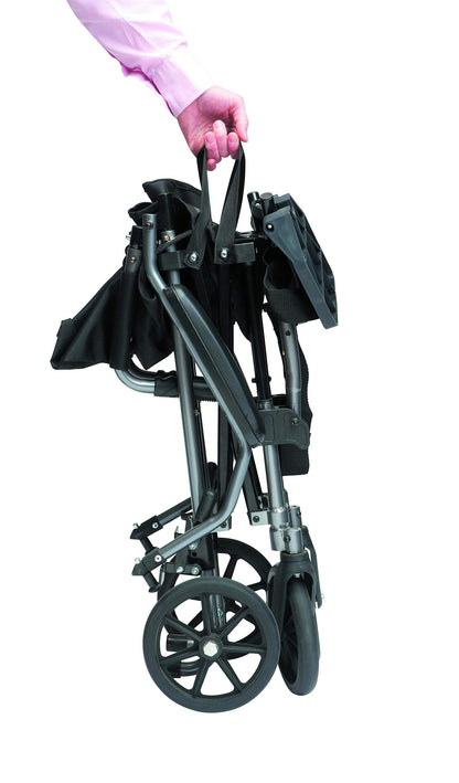 Drive Medical TC005 Travelite Aluminium Transport-Rollstuhl 46 cm