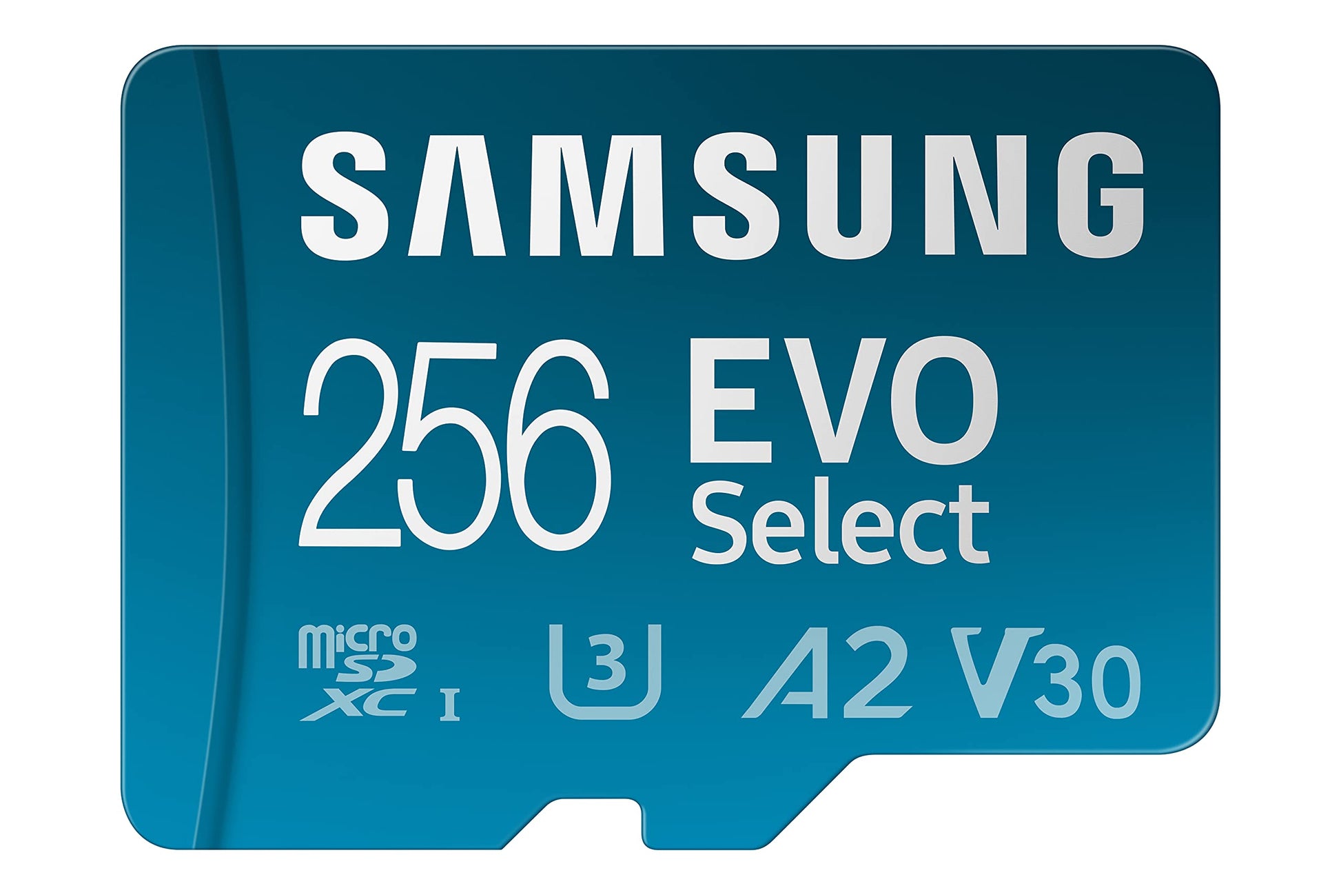 Samsung EVO Select 2024 microSD-Karte 256 GB mit SD-Adapter für 4K-UHD-Aufnahmen