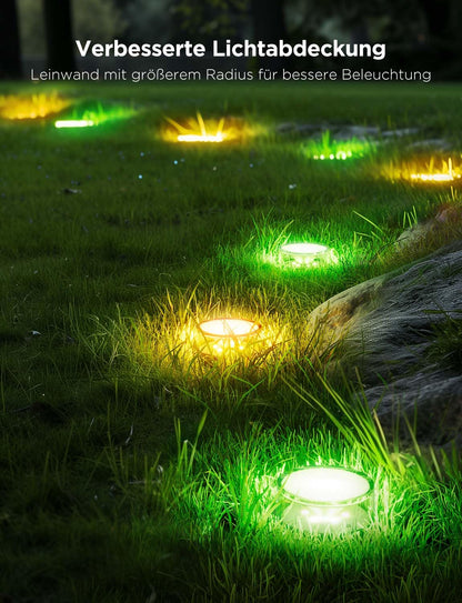 Govee Bodenleuchten RGBIC WW Aussen – 15er-Pack, 15m Kabel