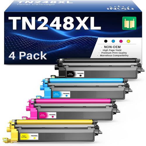 Brother TN248XL Toner Kompatibel – High Yield CMYK Set