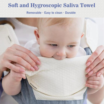 Bellababy Babytrage ergonomisch für Neugeborene und Kleinkinder Grau