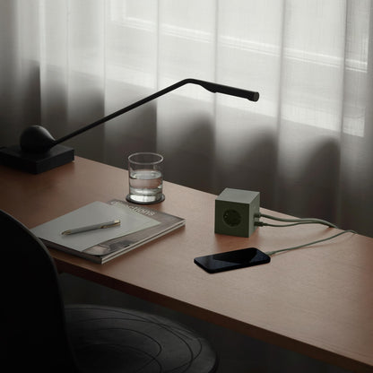 Avolt Würfel Steckdosenleiste - Oak Green USB-C 1.8m