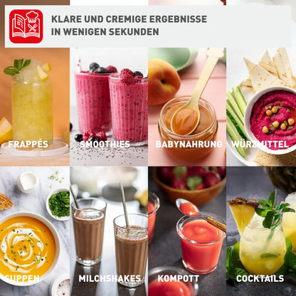 Tefal PerfectMix Essential Hochgeschwindigkeits-Standmixer - Grau 1200W