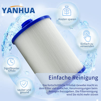 YANHUA Spa Filterkartusche PWW50 Ersatzfilter für Whirlpool, 2 Stück