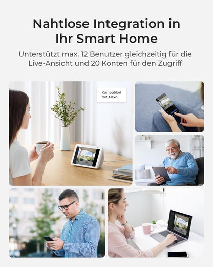 Reolink Video Doorbell Battery, kabellose 2K Videotürklingel