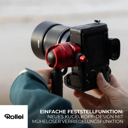 Rollei Easy Traveler XL Carbon Reisestativ - 10kg Tragkraft