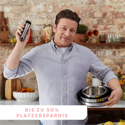 Jamie Oliver by Tefal Ingenio Kasserollenset 3-tlg. L977S3 Induktion