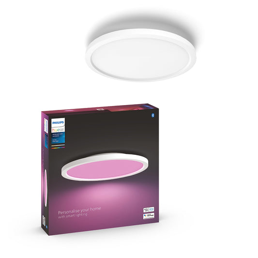 Philips Hue White Ambience Surimu Panelleuchte Rund 40W weiss
