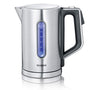 SEVERIN Wasserkocher WK 3418, 1,7 l, 3000 W, Edelstahl/schwarz mit schwarzem Kunststoffgriff