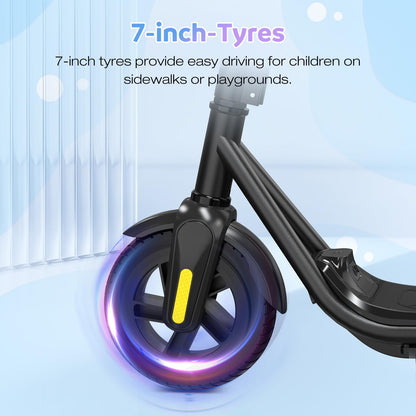 EVERCROSS E6 Elektroroller Kinder 6-12 J. – Leichter E-Scooter 7-farbig