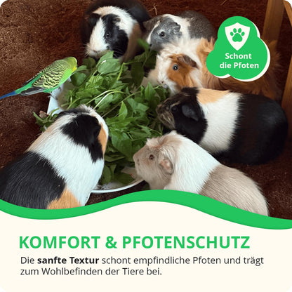 Allkokos Einstreu aus 100 % Kokosfasern für Kleintiere, 3x40 Liter