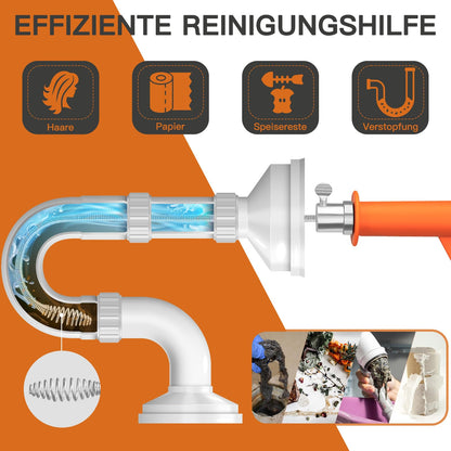 RISEMART Rohrreinigungsspirale LC-Z748, 10 m Abflussspirale