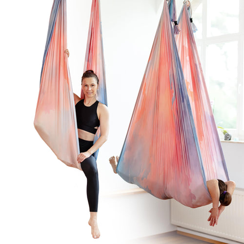 Yosana Hängematte Komplettset Nylon 5m x 2.6m - Bunte Wolken