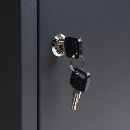 Zelsius Merkur Wand-Briefkasten mit Paketfach – Anthrazit