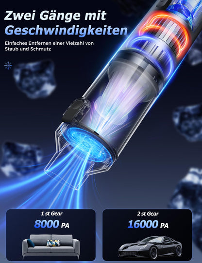 Aidisy Akku-Handstaubsauger 4-in-1, 16000 Pa, USB-C, VAC103