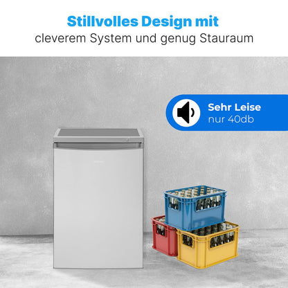 Bomann KS 2184.1 Kühlschrank mit Gefrierfach - 120L Inox
