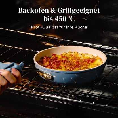 Redchef Keramik Pfannenset Induktion 20/24/28cm - Blau