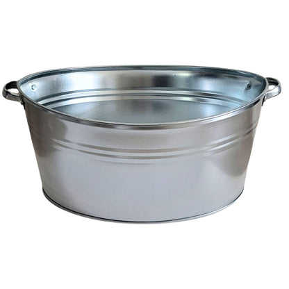 Storm's Gartenzaubereien Zinkwanne oval 40 Liter mit Griffen
