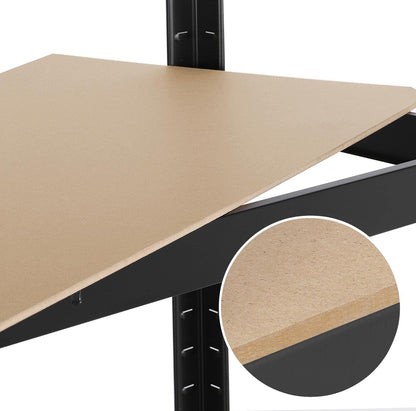 Yaheetech Schwerlastregal Metallregal – 180x90x60cm, 5 Böden