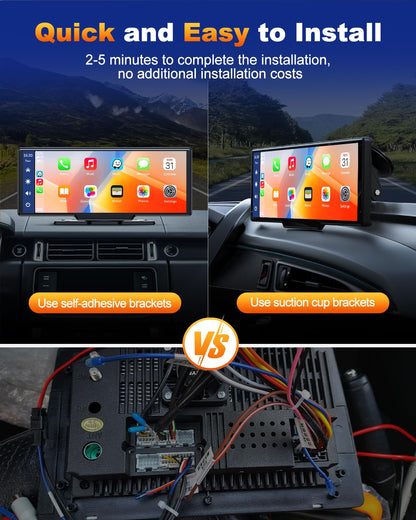 Volam Wireless CarPlay Android Auto Touchscreen Display 9.26 Zoll