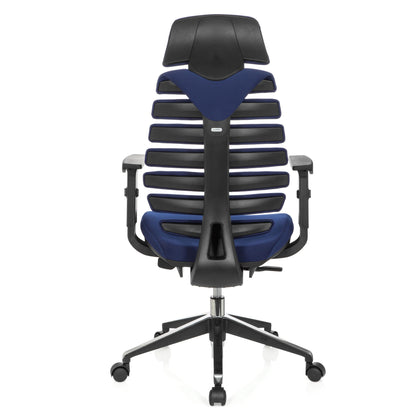 hjh OFFICE Ergo LINE II PRO Ergonomie Bürostuhl – Blau
