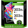 ColoWorld 303XL Druckerpatronen Multipack kompatibel für HP 303, je eine schwarze und eine Farbpatrone