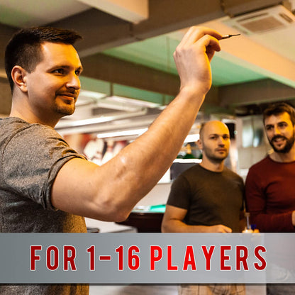 SwissDart Elektronische Dartscheibe E-Dartboard – Set 12 Pfeile