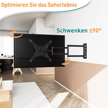 ELIVED EV3018 TV Wandhalterung Eck Lang Arm Ausziehbar