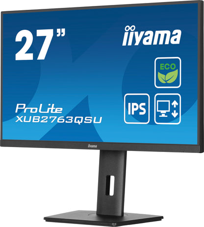 iiyama Prolite XUB2763QSU-B1 Monitor - 27 Zoll WQHD 100Hz schwarz