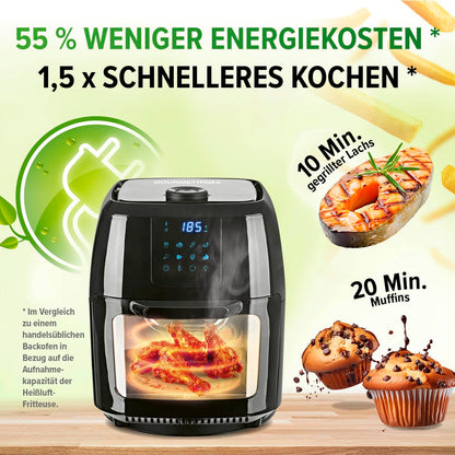 GOURMETmaxx XXL Heissluftfritteuse 9L - Digital