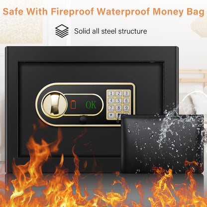 Mejasg Möbeltresor 25L feuerfest wasserdicht inkl. Geldtasche