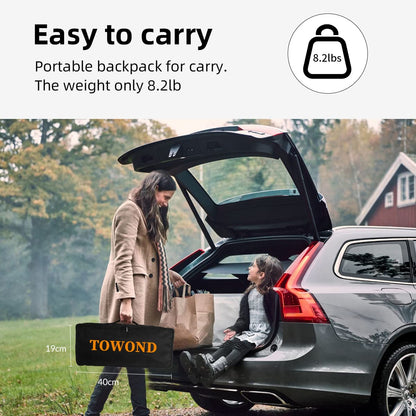 TOWOND Tragbare Projektionsleinwand - 120 Zoll mit Ständer