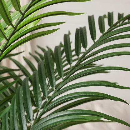 CROSOFMI Künstliche Palme 150 cm Kunstpflanze im Topf